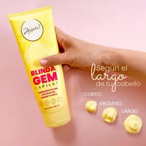 BLINDA Gem TermoproteCTOR Capilar Anyeluz Protector Solar Control FIZZ 250ML - Heat Protector & Sunscreen for Hair