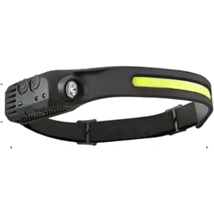 2pcs 230° Wide Beam Rechargeable Headlamp, Motion Sensor Switch to Free Your Hands, Long Battery Life for Charging, Lightweight and Waterproof, Great Tool for Camping and Fishing