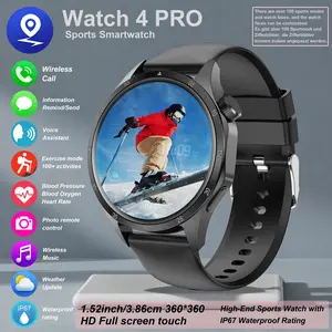 Men's smart watch, 1.53-inch HD touch screen, with call function, sedentary reminder, over 100 sports modes, heart rate monitoring, fitness watch, waterproof watch, compatible with Android and iOS, Multifunctional smart watch