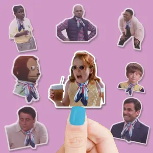 Flight Attendant Scarfed Meme Crew Sticker Gift | SomeFlyStuff