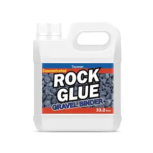 Rock Glue for Landscaping, Gravel Glue, Pea Gravel Binder Concentrate 33.2oz, Duty Pebble Stone for Slope, Between Pavers,, Resistant Safe for Plants Pets