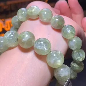 【Green Emerald】Single-loop Green Emerald High-end Green Crystal Beaded Bracelet for Men & Women with Large Beads