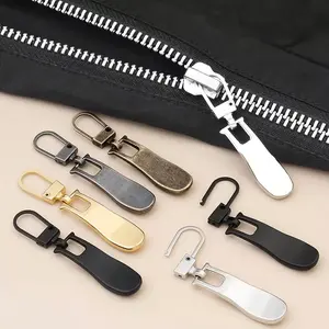Detachable Zipper Head, 5 Counts Zipper Slider, Zipper Repair Kit, Sewing Accessories for Clothes, Bags, Jackets, Coats