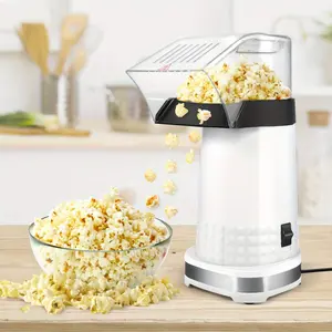 [Hot Air Popcorn Maker] 4.5 Quarts Large Capacity Efficent Hot Air Popcorn Maker - No Oil Electric Machine Perfect for Family Movie Nights And Parties, Great Family Gift