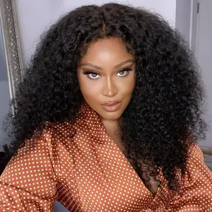 Wiggins Hair 200% Density Short Curly Wigs 7x4 Pre Cut Ready To Go Wig Popping Fluffy Curly Glueless Wigs Ready To Wear Human Hair Beginners Glueless Wig #GetReadyforFashionWeek