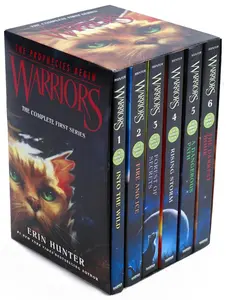 Warriors Box Set: Volumes 1 to 6: The Complete First Series (Warriors: The Prophecies Begin) by Erin Hunter [Paperback Book]