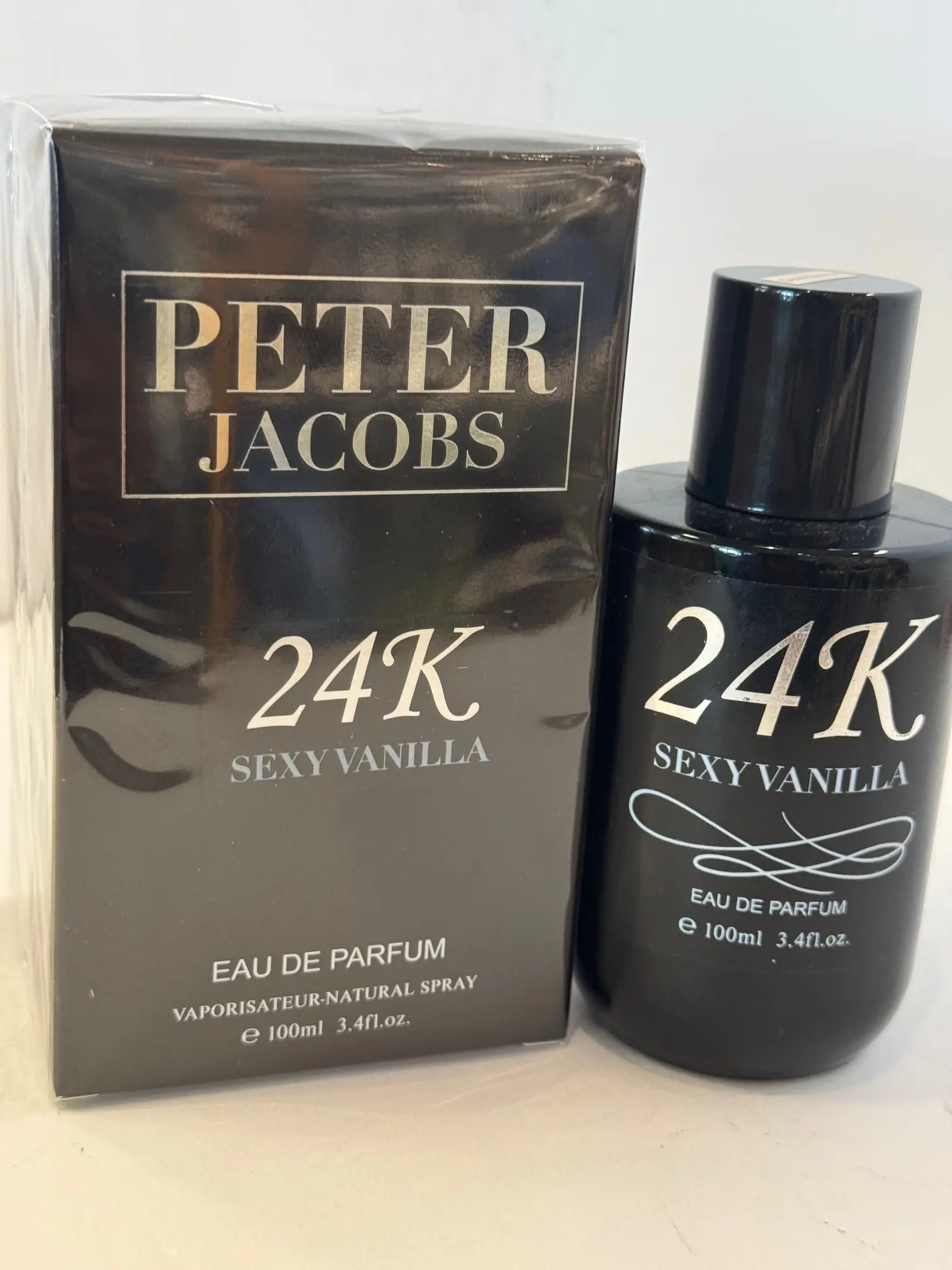 Peter Jacobs 24K SEXY VANILLA HOMME 3.4 oz / 100 ML Eau de Parfum EDP Spray for Men Regular Edition SEALED BOX