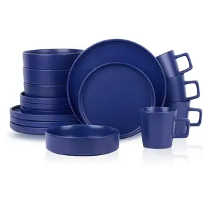 Stone + Lain Cleo 16-Piece Stoneware Dinnerware Set