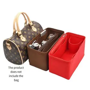 Bag Storage, Prevent clutter, Prevent deformation! Felt Insert for Speedy Handbags 20 25 30 Organizer Pillow Shape Reform Base Support Lining Protector
