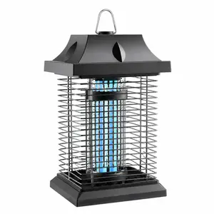 Electronic Bug Zapper, Weatherproof Mosquito Zapper with Powerful UV Light, Safe Grid & Removable Tray, for Home, Kitchen, Yard & Patio