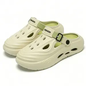 Platform Clogs for Men and Women - Lightweight Slip-On Water Shoes with Adjustable Heel Strap