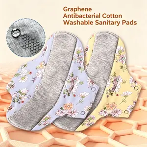 Reusable Graphene Incontinence Pad - Bladder Leak-Proof, Breathable, Antibacterial, Eco-Friendly Absorbent Pad forWomen, Elderly Women, Postpartum Moms (NotRecommended for Menstrual Use) 12Pcs