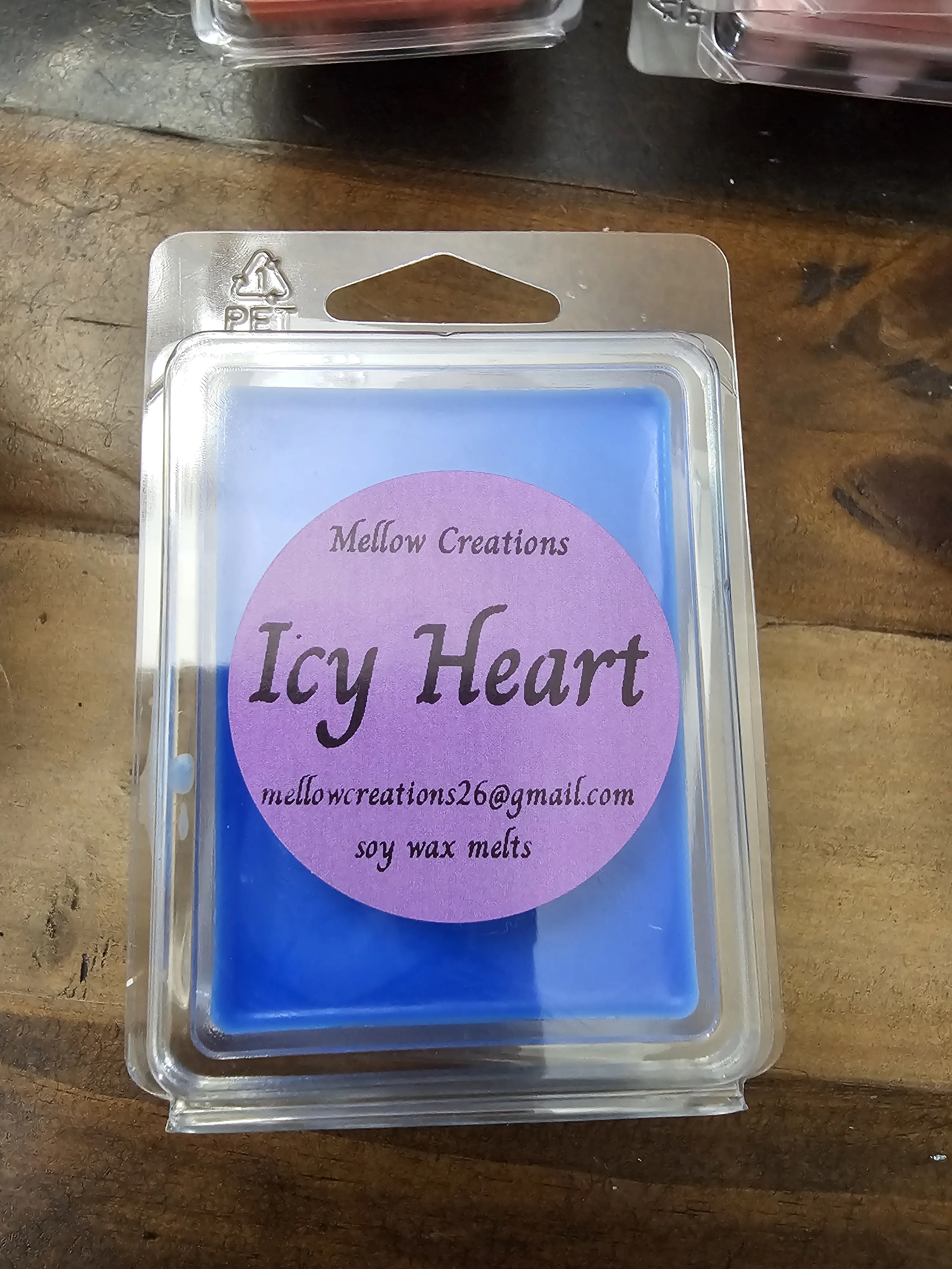 Mellow Creations Soy Wax Melt, Icy Heart scent