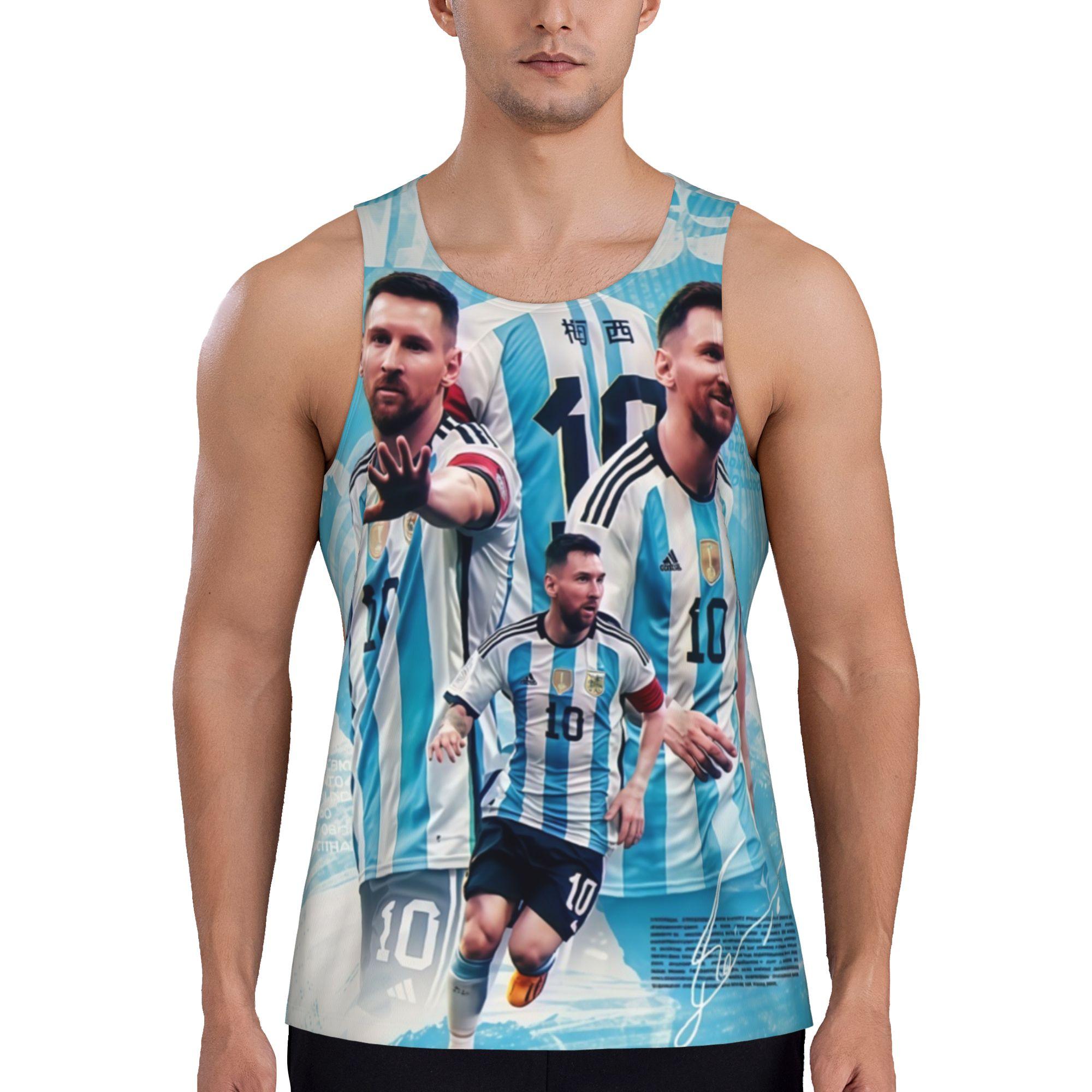 Argentina National Team Messi #10 Tank | Summer Casual Basketball Style Vest Sports Bestie Menswear Socks