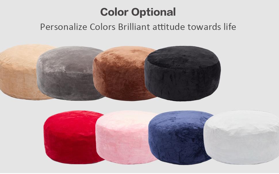 3FT/4FT/5FT/Jumbo (Include Filler) Lazy sofa beanbag Chair Machine washable cover Free Ship:Memory Foam Furniture flannel fabric large bean bag 01 3FT/4FT/5FT/Jumbo (Include Filler) Lazy sofa beanbag Chair Machine washable cover Free Ship:Memory Foam Furniture flannel fabric large bean bag 01