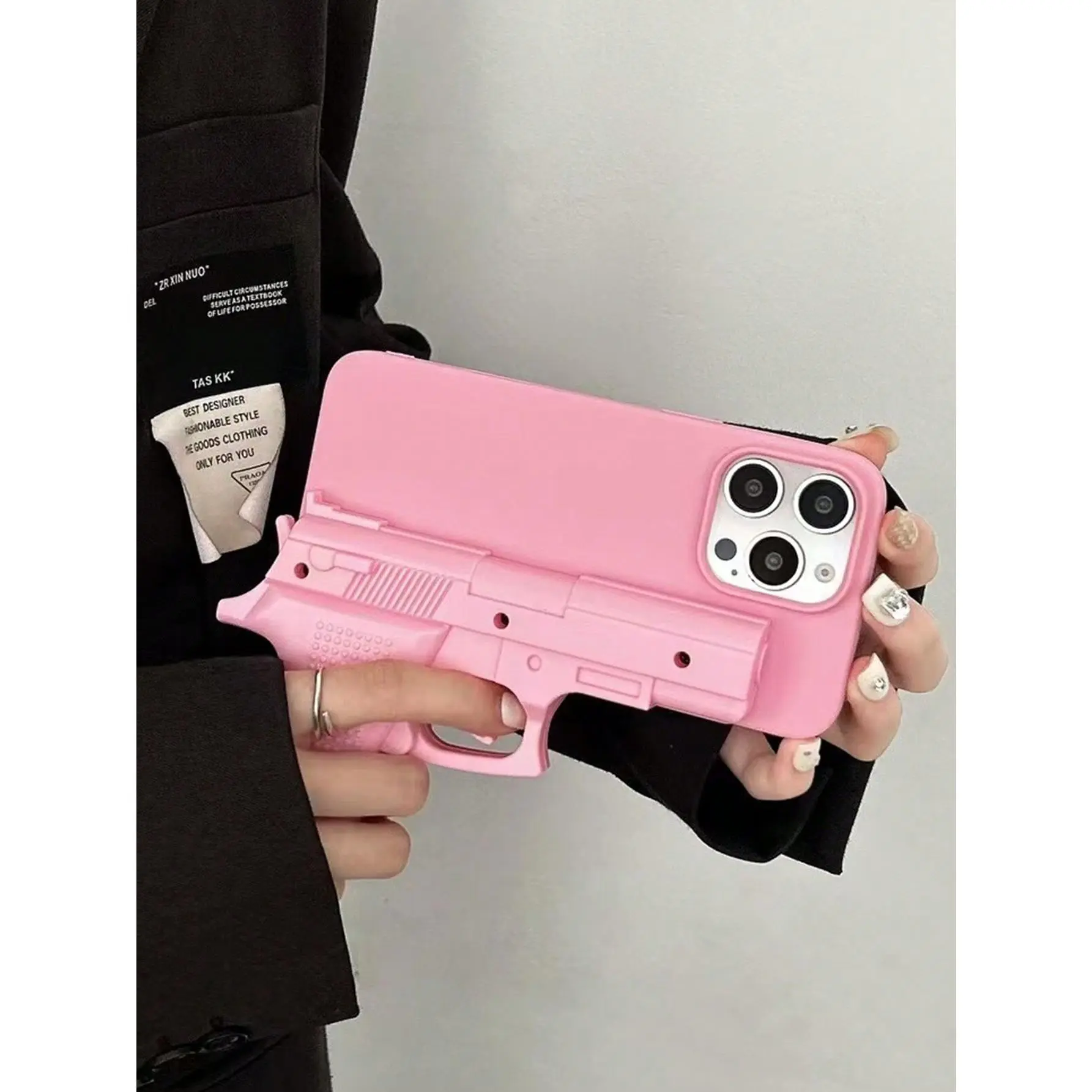 Funny Toy Gun Creative Protective IPhone 16 15 14 13 12 11 Pro Max Cover  Protection Casing Cellphone Shockproof Screen Protector Smartphone - TikTok  Shop
