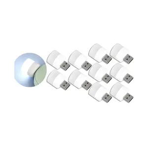 10 Warm Light/10 Cool Light USB Night Lights, Mini USB Night Lamp, Eye-Friendly Reading Lamp, USB Plug Laptop Power Bank Charger LED Night Light, USB Powered Lights