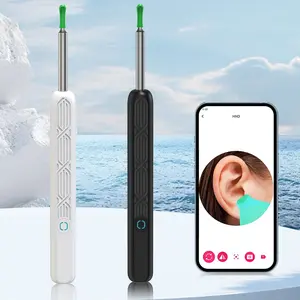 Earwax Removal Tool Kit with Camera, Portable 360° Wide-Angle Ear Cleaner, Waterproof Endoscope, USB Charging, Perfect Gift for Parents & Friends, Ear Wax Remover, Earwax Cleaning Kit