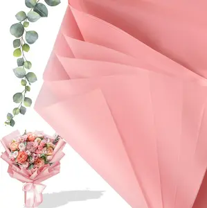 Flower Wrapping Paper, 25 Sheets  Floral Bouquet Wrapping Paper, Waterproof Korean Florist Supplies Packaging Paper DIY Crafts Wedding