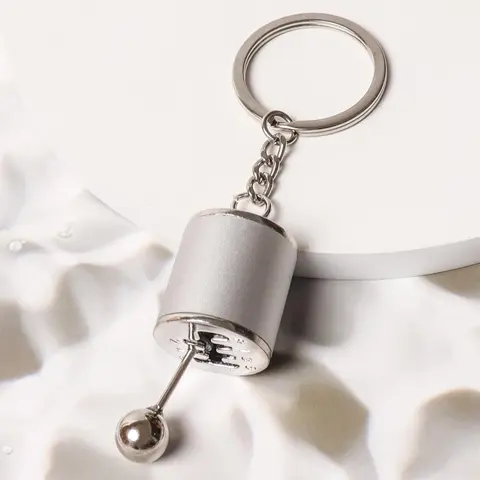 Men's Fall 2024 Car Gear Shift Design Keychain, Metal Car Pendant Keychains for Car Keys & Key Fob, Accessories for Men