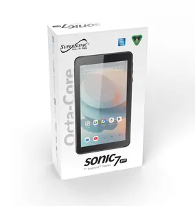 Supersonic SC-4107 Sonic7pro 7" Android 15 Tablet Octa-Core 3GB/32GB Wi-Fi 6 BT USB-C Tablet with Google Apps Pre-installed