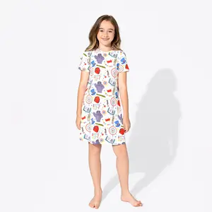 IF Movie Bamboo Girls' Short Sleeve Dress
