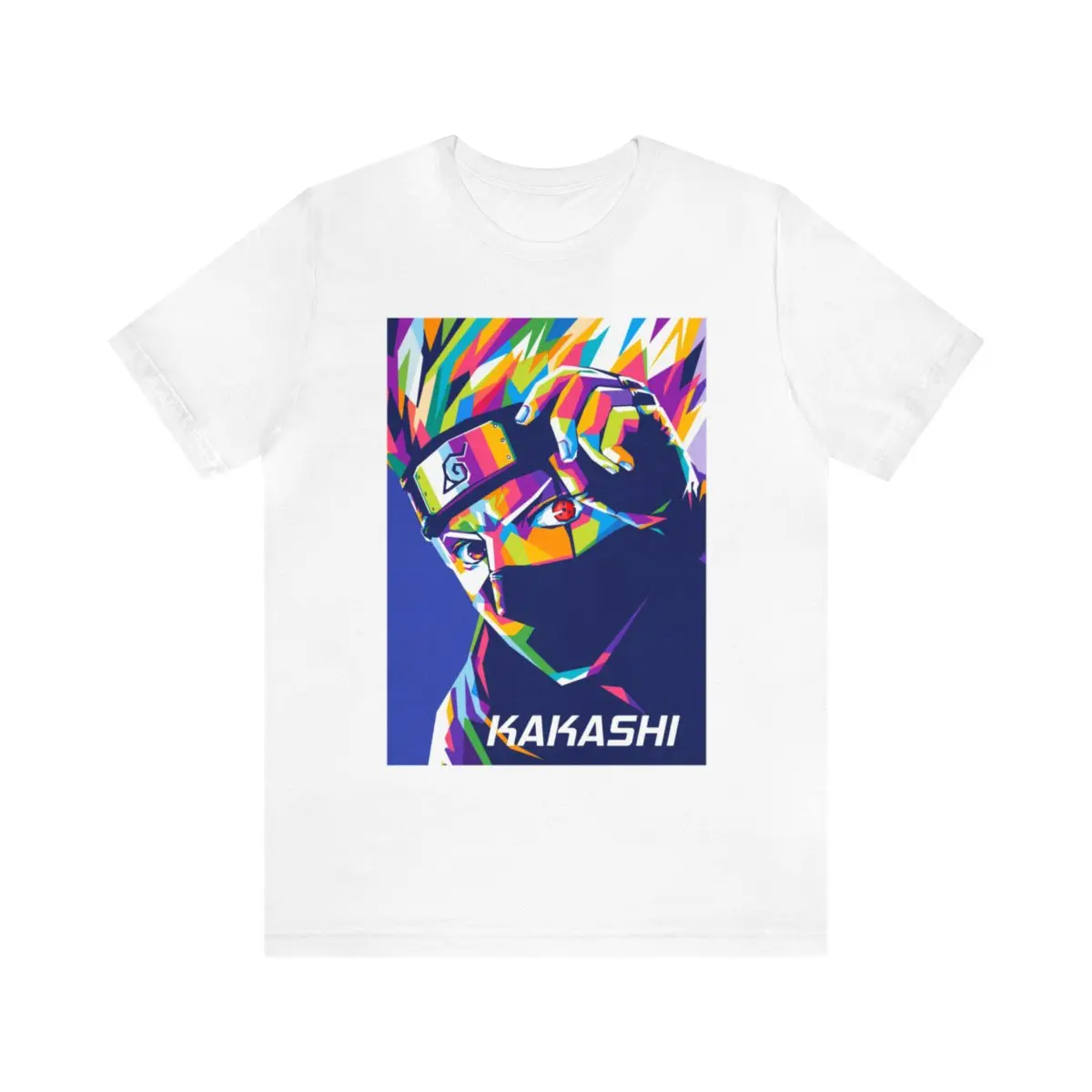 Naruto: Kakashi Hatake Unisex Anime T-Shirt, Kakashi Anime T-Shirt, Naruto Shippuden Anime Shirt, Naruto Anime Merch, Naruto Anime Apparel, Anime Gift, Gift For Him or Her