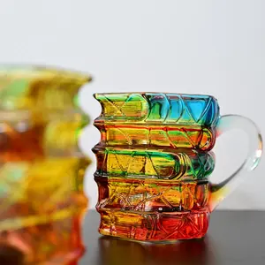 A Ceramic Innovation: The 3D Hand-Painted Book-Shaped Mug. This unique, stackable coffee cup makes the perfect gift for literature enthusiasts; with its highly creative and colorful book-themed design, it is an ideal choice for Mother's Day.