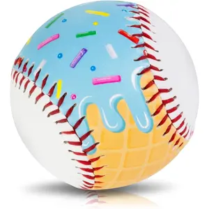 PVC 9in Practice Baseballs for Training, Hitting, Lifestyle Decor – Personalized Inspired Gifts for Baseball Players, Coaches & Moms