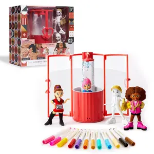 FAO Schwarz Street Chic Fashionistas Wash-And-Color Design Dolls 23pc - ages 3+