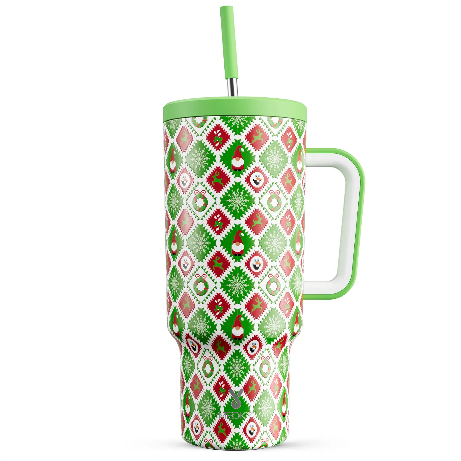 Green diamond Santa Claus