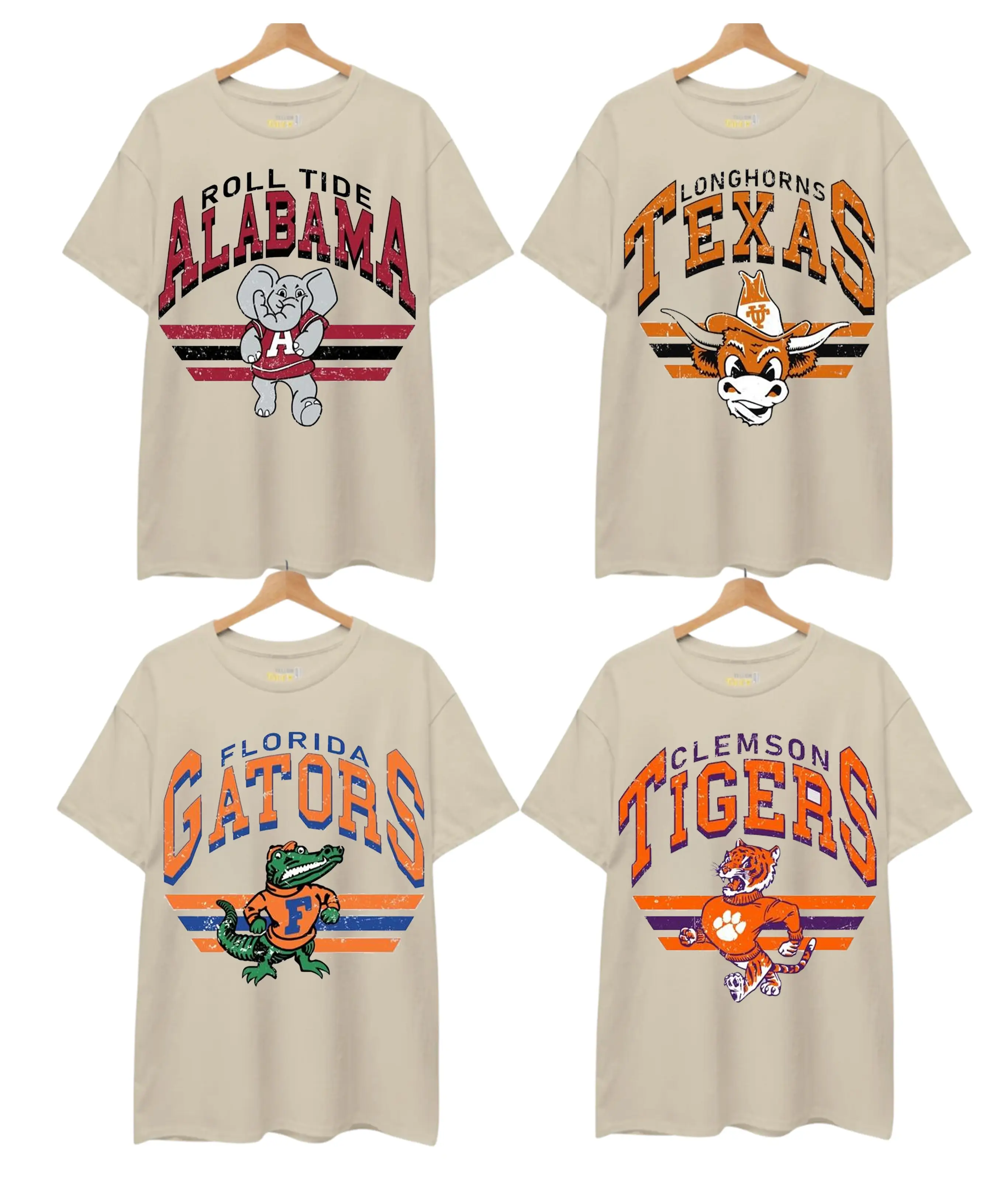 Vintage College NCAA T-shirt, Vintage T-shirt All Teams NCAA, Classic Sport T-shirt, Gifts For Sport. Cotton