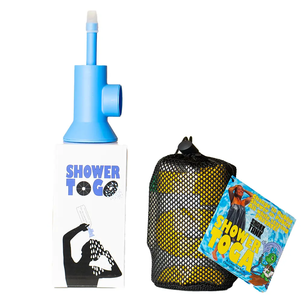 Shower Toga Plus & Shower To-Go bundle pack Lightweight Bottle
