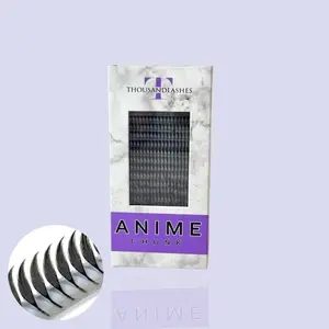 Anime Feather Lashes Light and Dramatic Lash Look