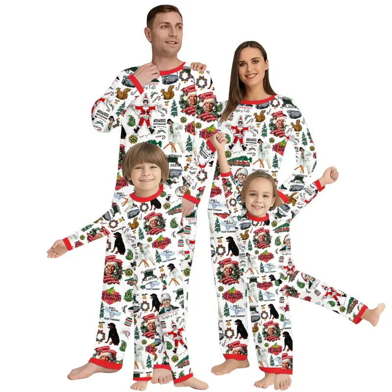 Clark Griisw0ld Christmas Pajama Set, National Lamp0n's Vacation Movie Sleepwear, Funny Holiday PJs, Festive Family Matching Xmas Pajamas Gift - Orders placed today will NOT arrive by Christmas