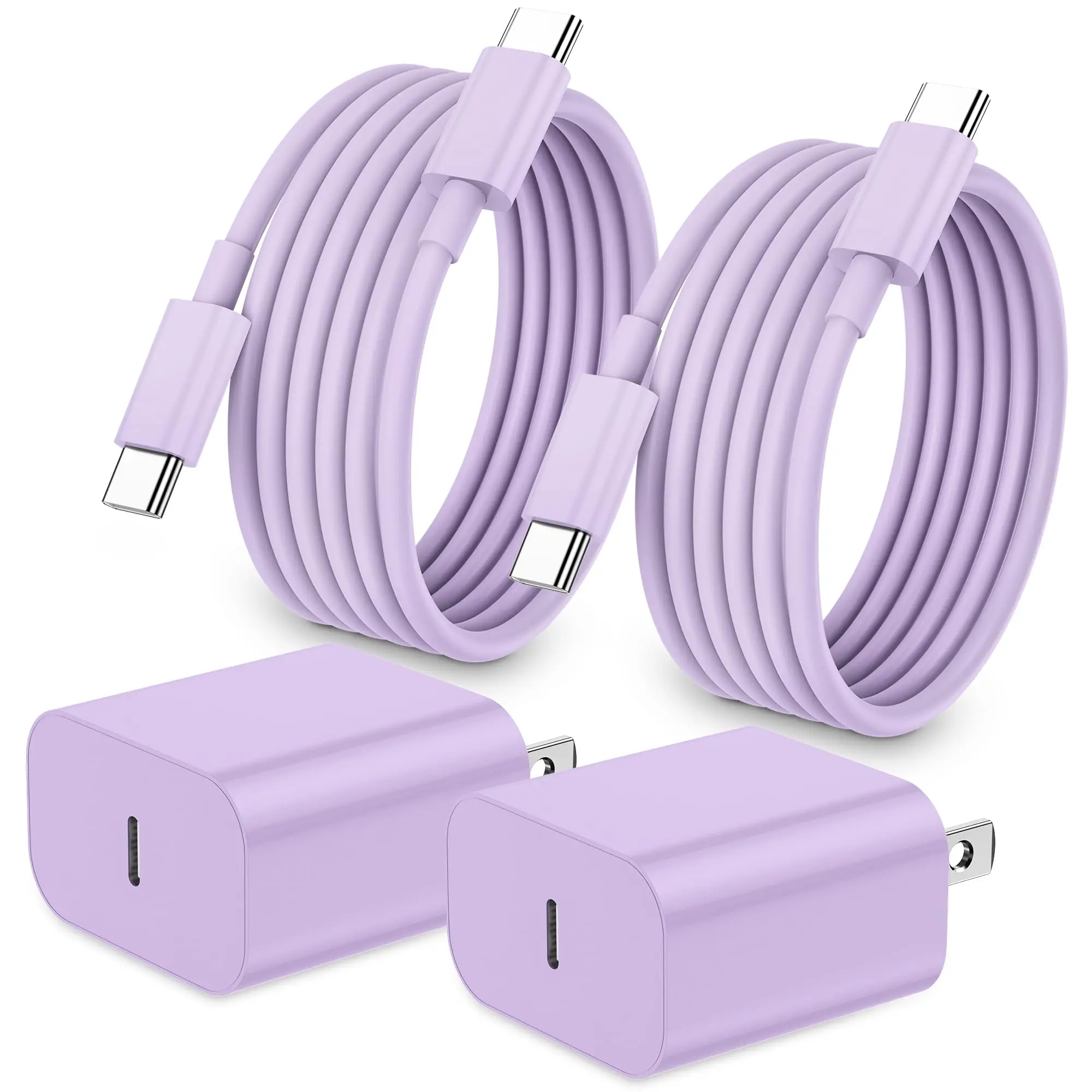 JOZASHON New iPhone 16/16 Pro/16 Pro Max/15/15 Plus/15 Pro/15 Pro Max 20W Charger for iPad USB-C with 2 Pack 6ft Wall Charger Block - Smartphone and Cellphone