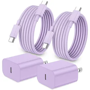 JOZASHON New iPhone 16/16 Pro/16 Pro Max/15/15 Plus/15 Pro/15 Pro Max 20W Charger for iPad USB-C with 2 Pack 6ft Wall Charger Block - Smartphone and Cellphone