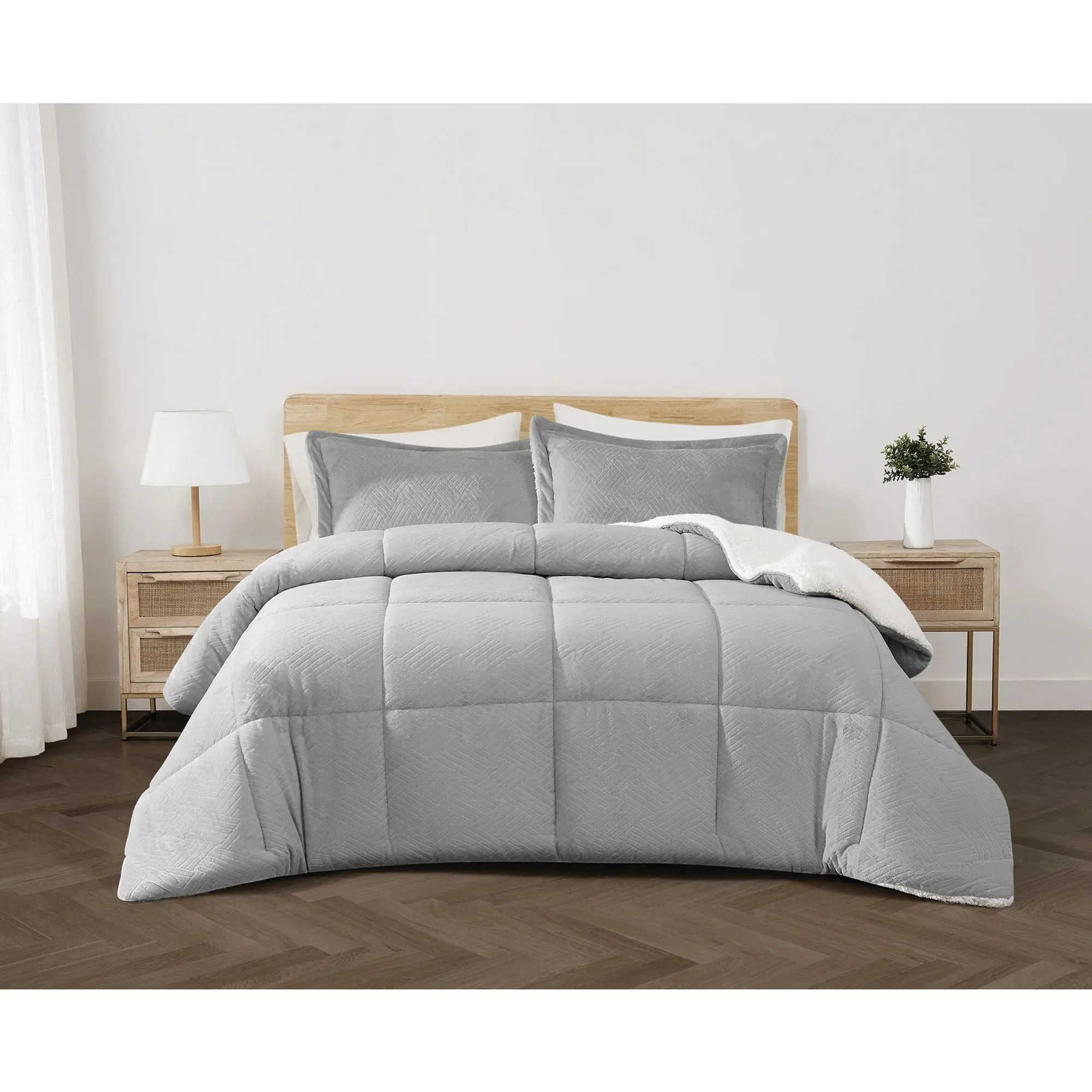 Cannon Carved Faux Fur Twin/Twin XL 2-Piece Comforter Set
