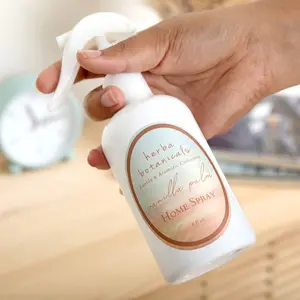 Herba Botanicals Vanilla Palm Home & Linen Spray Coconut Nature Scent 4oz Freshener for Fabric Coverings & Pet Furnishings
