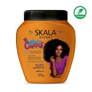 Skala Mais Crespos 2 in 1 Hair Treatment Conditioning Cream Curly and Super Hair Mask Conditioner Vegan Haircare Shampoo Cleanser Comfort Cleansing