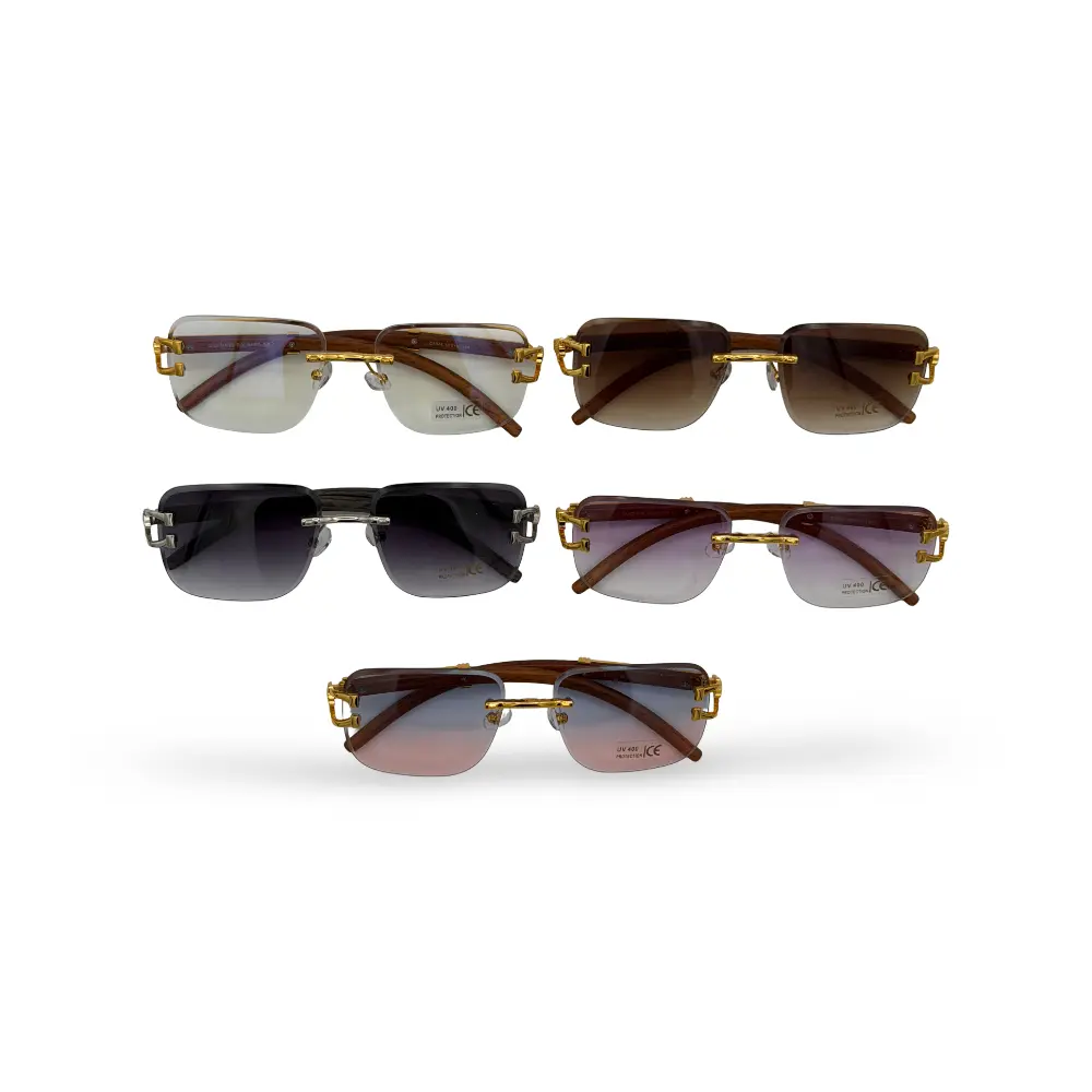 #3-C5344 CICI Sunglasses Premium Vintage Square Sunglasses for Women and Men
