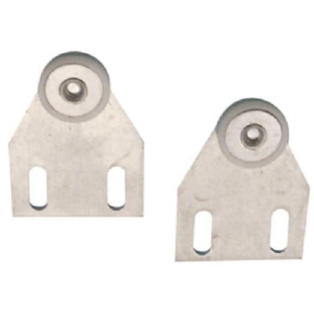 212 MAIN 1903-A Model Top Hung Nylon Roller Assembly with Flat Ball Bearing for Tub Enclosure Sliding Doors, 3/4 in, Adjustable Bracket, Includes Screws, 2-Pack, With Screws, Size 3/4"