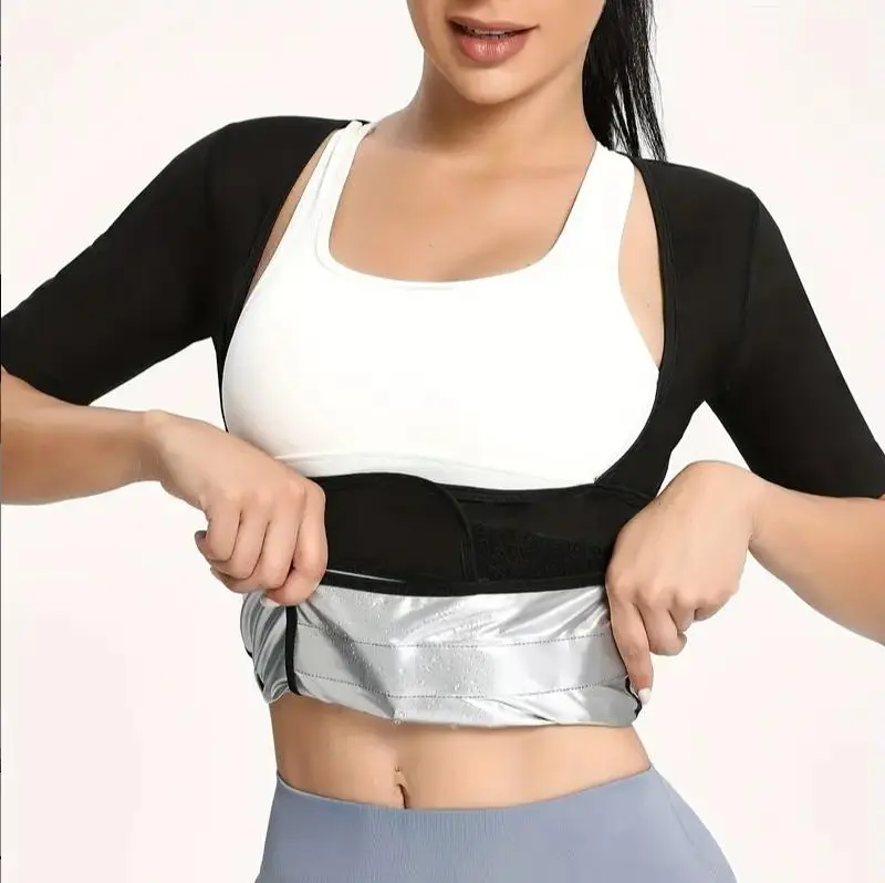 Adjustable Velcro Sauna Tank Top for Women - Customizable Fit & Personalized Comfort - Compression Activewear Shapewear Basic Sportswear