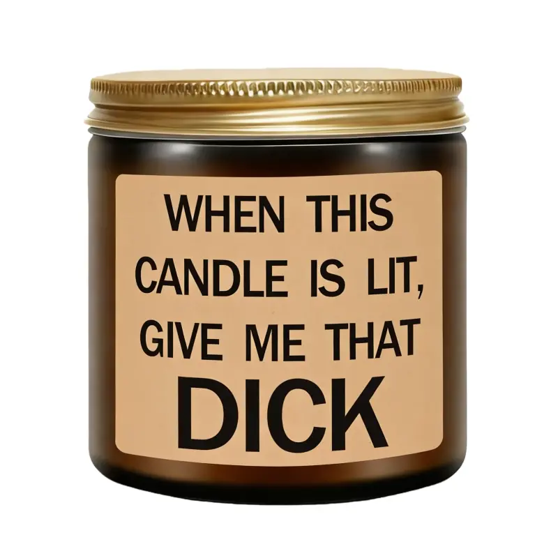 Funny Gifts for Men,Him - Birthday Gift for Fiance,Couple,Husband - Valentines Day Gifts for Him,Naughty Fathers Day Anniversary Engagement Gift for Husband,Vanilla Lavender Candle, Scented Candle