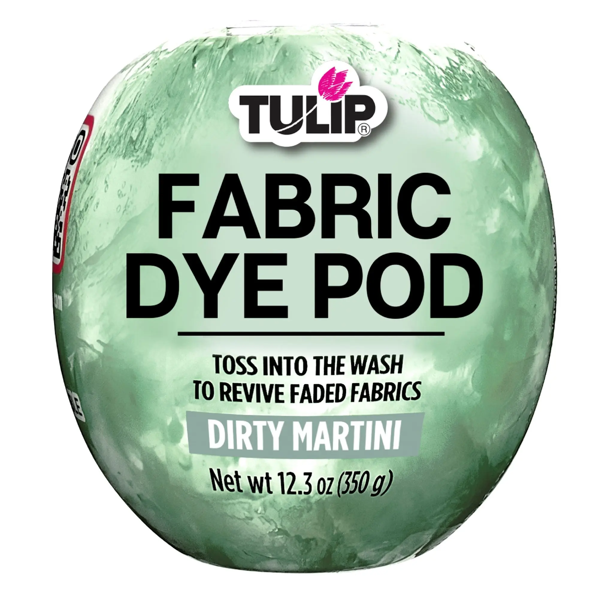 Tulip Fabric Dye Pod - Dirty Martini (Green) for Craft Projects, Sewing & Textile Dyeing Supplies