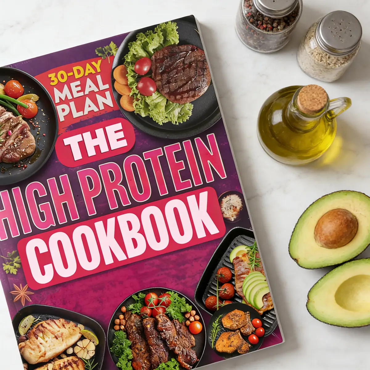 Diet Food Guide Book - Paperbound Single Copy with Meal Plan, Breakfast Recipes & Easy Reference Chart