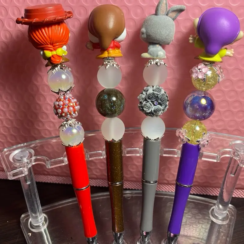 Bundle Character Beaded Pens - 3 for $33