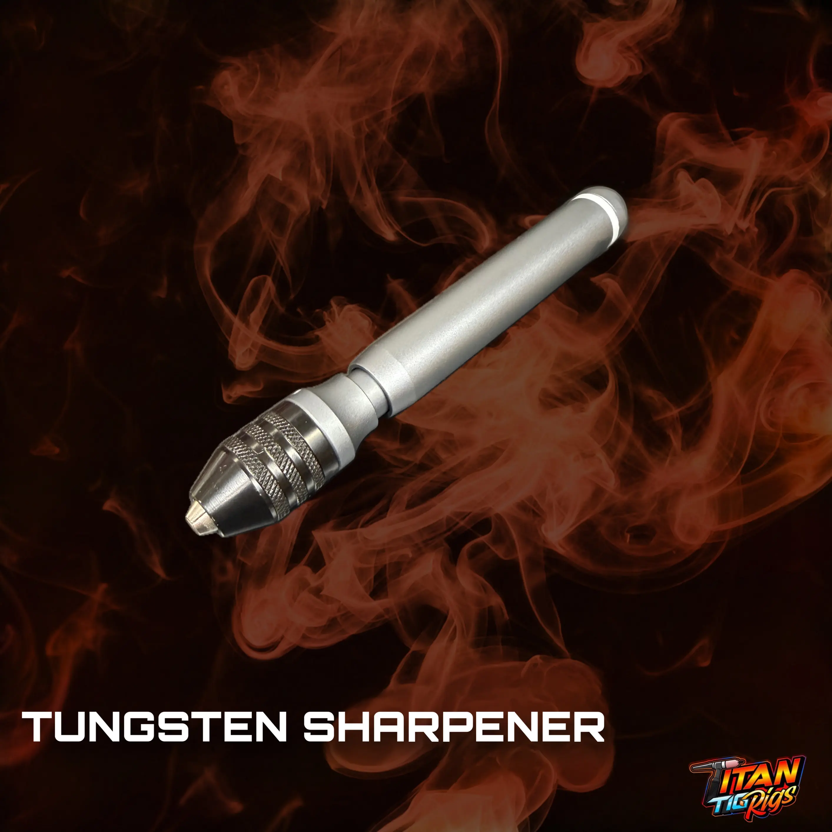 Handheld Tungsten Sharpener - Extended Version Precision Hand Tool with Adjustable Rotary Chuck, Durable Alloy Construction, Ergonomic Slim Handle for 1.0–4.0 mm Electrodes, Specialty Hand Tool Essential