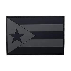 Puerto Rico Flag Tactical Patch [PVC Rubber-3.0 X 2.0 - PF4]