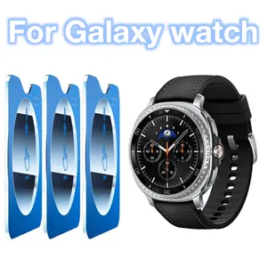 3pcs Galaxy Watch @025 Ultra Screen Protectors, Smart Watch Accessories, Compatible with  Watch 8 7 4 5 6 7 Models, 40mm 44mm 43mm 47mm, Tempered Glass, Easy Alignment